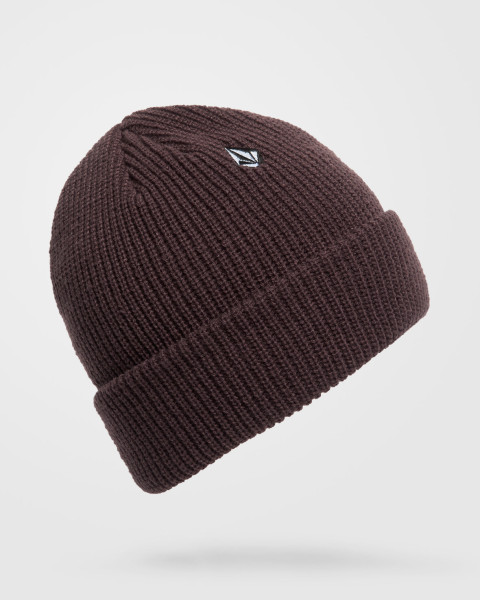 Volcom Full Stone Beanie - Raisin