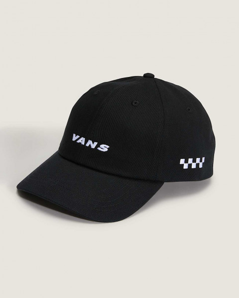 Vans Check Side Curved Bill Jockey - Black