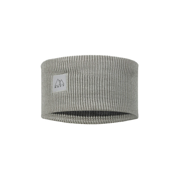 Buff Crossknit Headband - Solid Light Grey