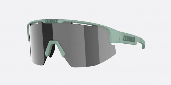Bliz Matrix Small - Matte Green / Smoke Silver Mirror